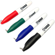 4 X MARKER PERMANENTNY CZERWONY NIEBIESKI ZIELONY CZARNY