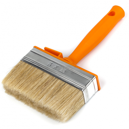 PĘDZEL SUFITOWY "MAKLOVITSA" Z PLASTIKOWĄ RĄCZKĄ 30 Х 120mm PĘDZEL SUFITOWY "MAKLOVITSA" Z PLASTIKOWĄ RĄCZKĄ 30 Х 120mm