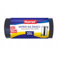 WORKI NA ŚMIECI 35L WYTRZYMAŁA FOLIA HDPE 50 szt
