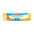 WORKI NA ŚMIECI DO SEGREGACJI 60L PLASTIK METAL ŻÓŁTE 10szt