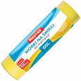 WORKI NA ŚMIECI DO SEGREGACJI 60L PLASTIK METAL ŻÓŁTE 10szt