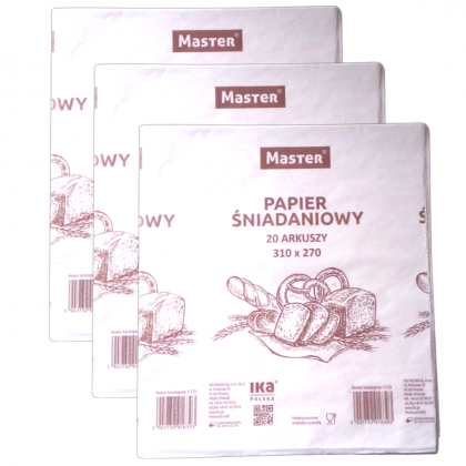 2x PAPIER ŚNIADANIOWY ARKUSZY '20 2x PAPIER ŚNIADANIOWY ARKUSZY '20
