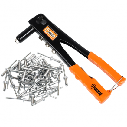 NITOWNICA RĘCZNA DO NITÓW ZRYWALNYCH + NIT ALU ZRYWALNE 3,2 x 6 mm 50szt NITOWNICA RĘCZNA DO NITÓW ZRYWALNYCH + NIT ALU ZRYWALNE 3,2 x 6 mm 50szt