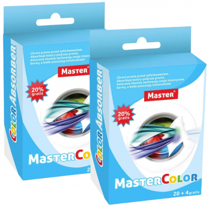 ŚCIERKA MASTER COLOR 20+4SZT. GRATIS MASTER ŚCIERKA MASTER COLOR 20+4SZT. GRATIS MASTER