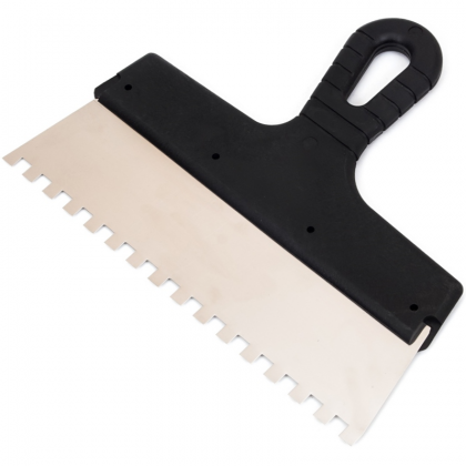 SZPACHLA DO KLEJU Z ZĘBAMI 250mm (8 Х 8mm) SZPACHLA DO KLEJU Z ZĘBAMI 250mm (8 Х 8mm)