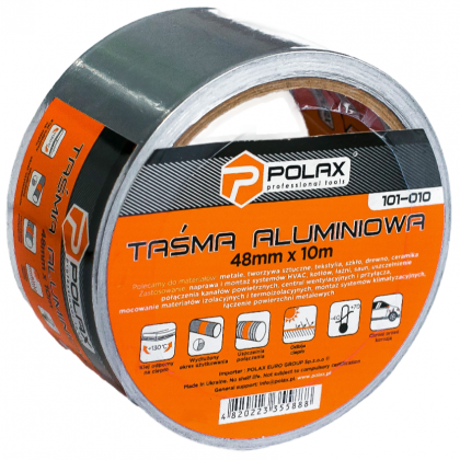 TAŚMA ALUMINIOWA 48mm x 10m TAŚMA ALUMINIOWA 48mm x 10m