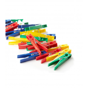 KLAMERKI PLASTIKOWE 20 SZT
