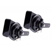 KLAKSON 12V 118 DB DWUTONOWY, ŚLIMAKOWY ŚREDNICA 85 MM HOMOLOGACJA E9, 2 SZT