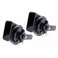 KLAKSON 12V 118 DB DWUTONOWY, ŚLIMAKOWY ŚREDNICA 85 MM HOMOLOGACJA E9, 2 SZT