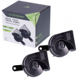 KLAKSON 12V 118 DB DWUTONOWY, ŚLIMAKOWY ŚREDNICA 85 MM HOMOLOGACJA E9, 2 SZT