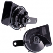 KLAKSON 12V 118 DB DWUTONOWY, ŚLIMAKOWY ŚREDNICA 85 MM HOMOLOGACJA E9, 2 SZT