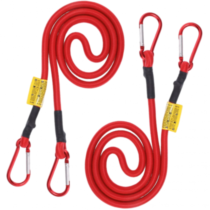 Linka elastyczna z karabinkami 10 mm x 120 cm