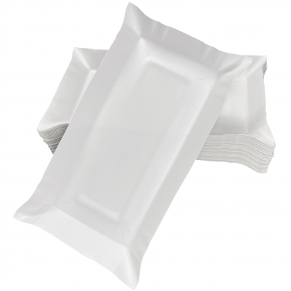 TALERZ PAPIEROWY PROSTOKĄTNY 14 X 25 TALERZ PAPIEROWY PROSTOKĄTNY 14 X 25
