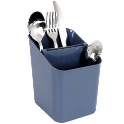 OCIEKACZ NA SZTUĆCE plastikowy pojemnik koszyk z wkładem suszarka organizer popielaty szary