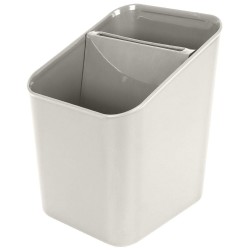 OCIEKACZ NA SZTUĆCE plastikowy pojemnik koszyk z wkładem suszarka organizer popielaty