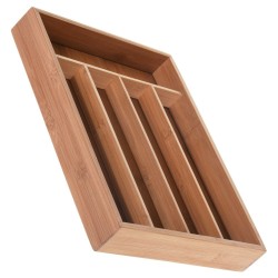 Wkład na sztućce do szuflady bambusowy 35 x 26 cm