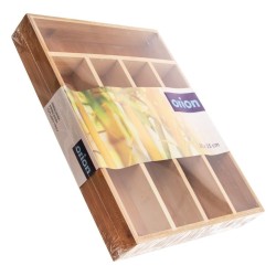 Wkład na sztućce do szuflady bambusowy 35 x 26 cm
