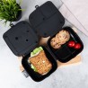 Pojemnik ŚNIADANIOWY śniadaniówka lunchbox dzelony pudełko posiłek duży XL