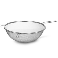 Sitko KUCHENNE stalowe cedzak z uchwytem do odcedzania przesiewania 20 cm
