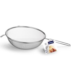 Sitko KUCHENNE stalowe cedzak z uchwytem do odcedzania przesiewania 20 cm