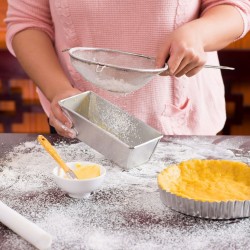 Sitko KUCHENNE stalowe cedzak z uchwytem do odcedzania przesiewania 20 cm