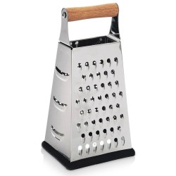 Tarka kuchenna stalowa 4-stronna do sera warzyw owoców antypoślizgowa 22 cm
