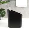 OCIEKACZ NA SZTUĆCE plastikowy pojemnik koszyk z wkładem suszarka organizer popielaty czarny