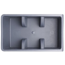Pojemnik ORGANIZER kuchenny na przyprawy torebki do szuflady szafki szary 25x15x9 cm