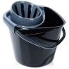 Wiadro do mopa uniwersalne plastikowe wyciskaczem mop sznurkowy paskowy 14L