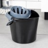 Wiadro do mopa uniwersalne plastikowe wyciskaczem mop sznurkowy paskowy 14L