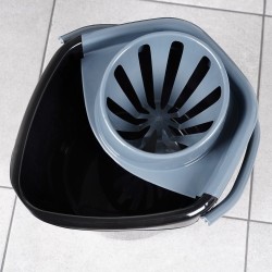 Wiadro do mopa uniwersalne plastikowe wyciskaczem mop sznurkowy paskowy 14L