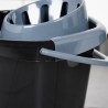 Wiadro do mopa uniwersalne plastikowe wyciskaczem mop sznurkowy paskowy 14L
