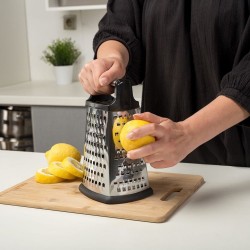 Tarka kuchenna stalowa antypoślizgowa duża do tarcia warzyw owoców sera 22cm
