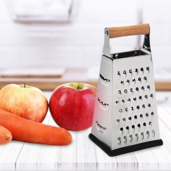 Tarka kuchenna stalowa 4-stronna do sera warzyw owoców antypoślizgowa 22 cm