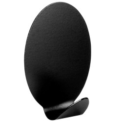 Haczyk wieszak samoprzylepny na ręcznik ścierkę stalowy czarny 5,5x3,5 cm 4 szt