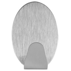 Haczyk wieszak samoprzylepny stalowy na ręcznik INOX 3,5x5,5 cm 4 szt.