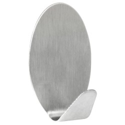 Haczyk wieszak samoprzylepny stalowy na ręcznik INOX 3,5x5,5 cm 4 szt.