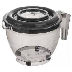 Miska kuchenna - pojemnik do miksowania z pokrywką miarka GREY 2,5 l