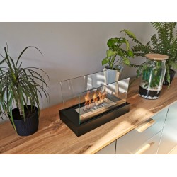 BIOKOMINEK WOLNOSTOJĄCY HOME CZARNY MAT