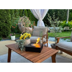 BIOKOMINEK SUNSET GARDEN MINI CZARNY STRUKTURALNY