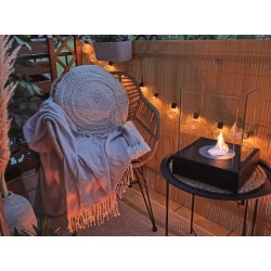 BIOKOMINEK SUNSET GARDEN MINI CZARNY STRUKTURALNY