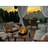 BIOKOMINEK SUNSET GARDEN MINI CZARNY STRUKTURALNY