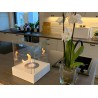BIOKOMINEK SUNSET GARDEN MINI BIAŁY MAT