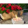 BIOKOMINEK SUNSET GARDEN MINI BIAŁY MAT