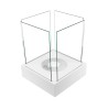 BIOKOMINEK SUNSET GARDEN MINI BIAŁY MAT