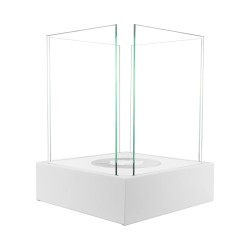 BIOKOMINEK SUNSET GARDEN MINI BIAŁY MAT