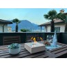 BIOKOMINEK SUNSET GARDEN MINI SZARY MAT