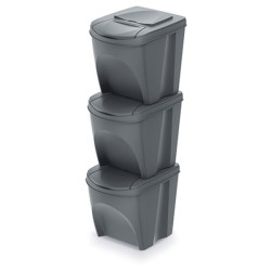 Kosz na śmieci SORTI BOX - kamienny szary