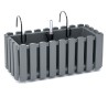 Skrzynka balkonowa BOARDEE FENCYCASE W - szary kamienny 400ml