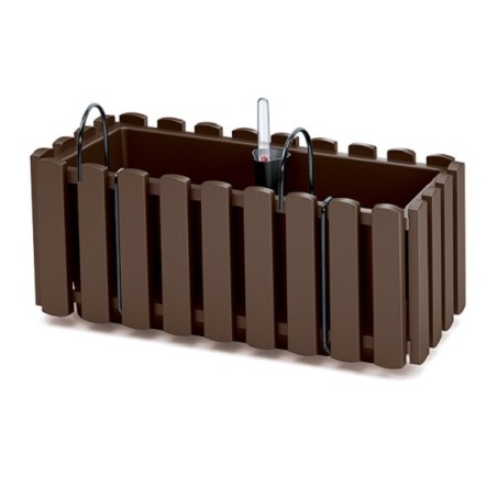 Skrzynka balkonowa BOARDEE FENCYCASE W - brąz 400 ml